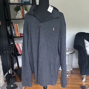 Polo by Ralph Lauren Dark Gray Zip-Up Sweater